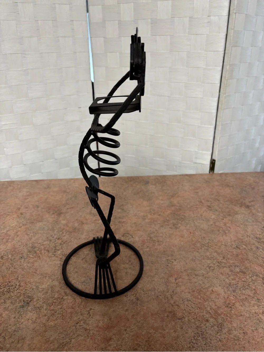 Vintage Retired PartyLite Mr. Bones candle holder Halloween- Fall